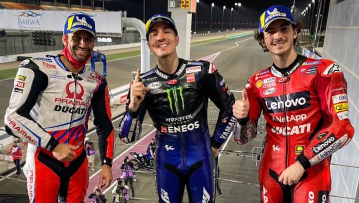 MotoGP 2021: Maverick Vinales wins season-opening Qatar in windy, sandy conditions
