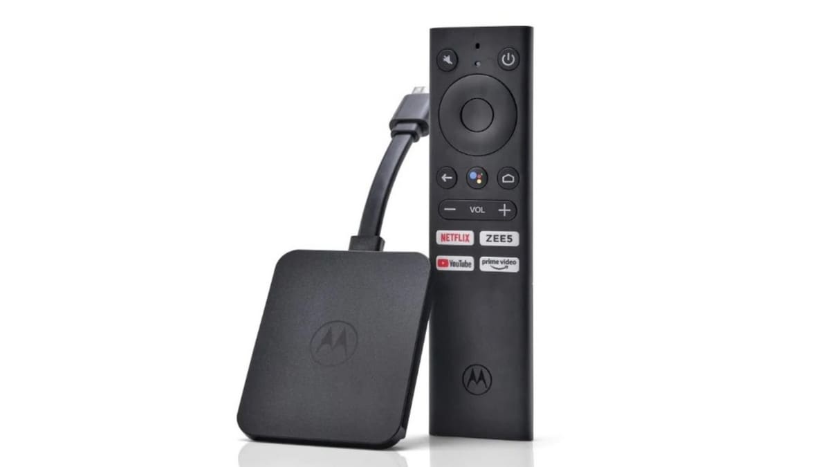 Motorola launches 4K Android TV Stick in India at Rs 3,999; will go on sale on 15 March