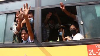 Myanmar coup: Military releases over 600 anti-coup protesters as 'silence strike' begins