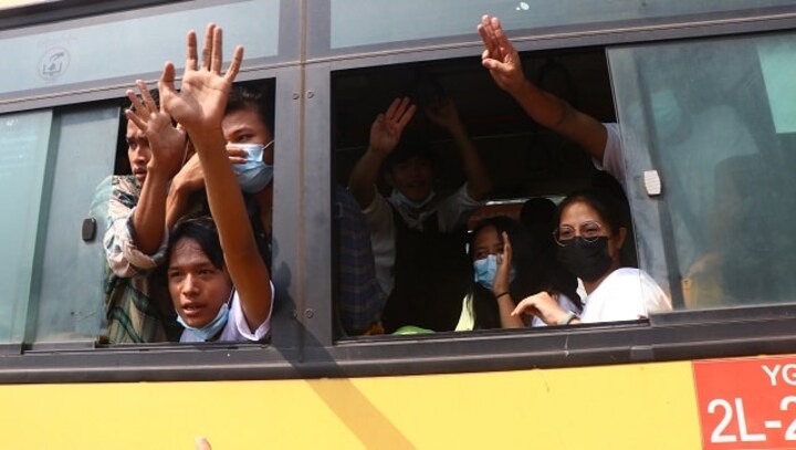Myanmar coup: Military releases over 600 anti-coup protesters as 'silence strike' begins