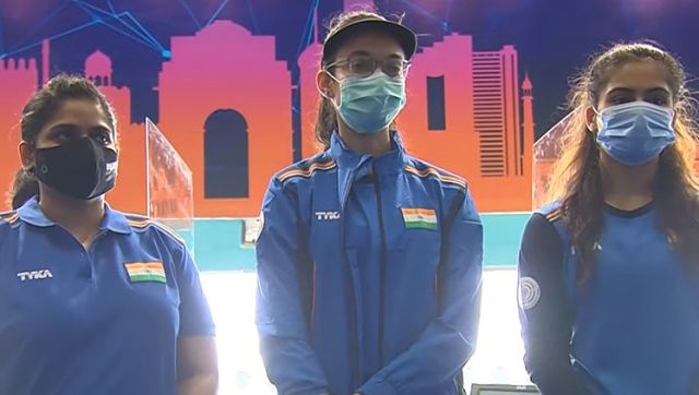 ISSF World Cup: Chinky Yadav wins gold as India claim all three medals in women's 25m pistol ISSF World Cup: Chinky Yadav wins gold as India claim all three medals in women's 25m pistol