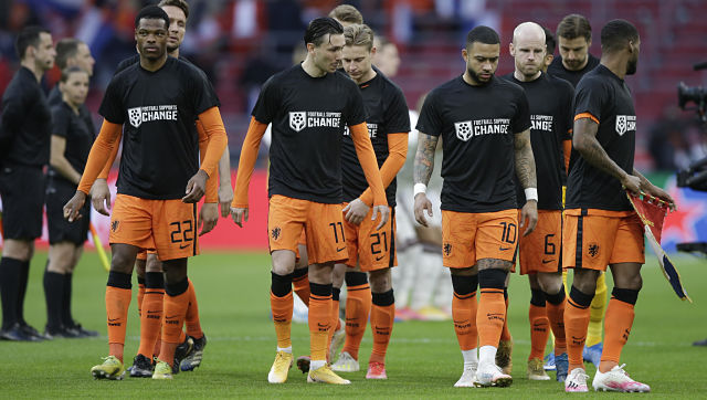FIFA World Cup qualifiers: Netherlands players aim rights protest at Qatar ahead of Latvia clash FIFA World Cup qualifiers: Netherlands players aim rights protest at Qatar ahead of Latvia clash