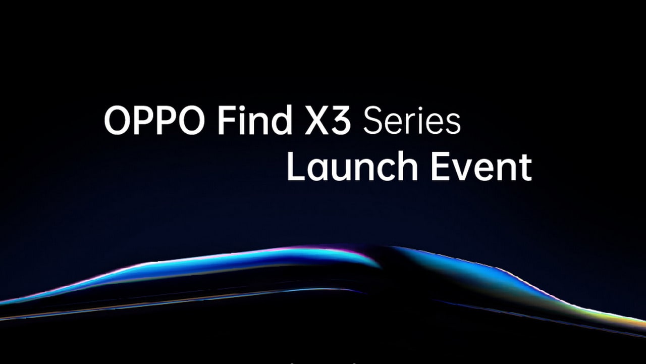 Oppo Find X3 series lauch teaser. Image: Oppo