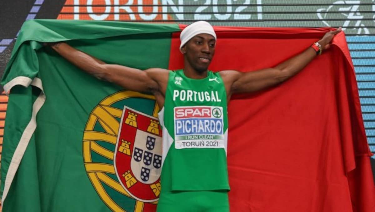 Portugal S Pedro Pablo Pichardo Wins Triple Jump At European Indoor Championships Sports News Firstpost
