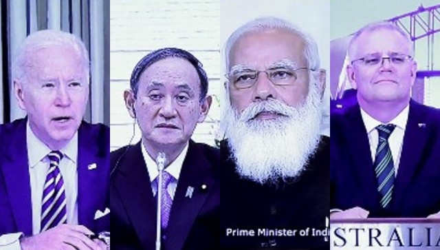 Quad leaders express commitment to 'free, open' Indo-Pacific region in joint op-ed Quad leaders express commitment to 'free, open' Indo-Pacific region in joint op-ed