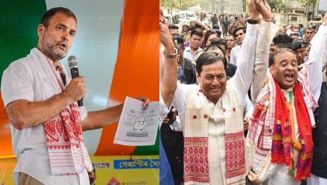 Assam polls: Congress won't implement CAA if voted to power, says Rahul Gandhi; Himanta Biswa Sarma files nomination Assam polls: Congress won't implement CAA if voted to power, says Rahul Gandhi; Himanta Biswa Sarma files nomination