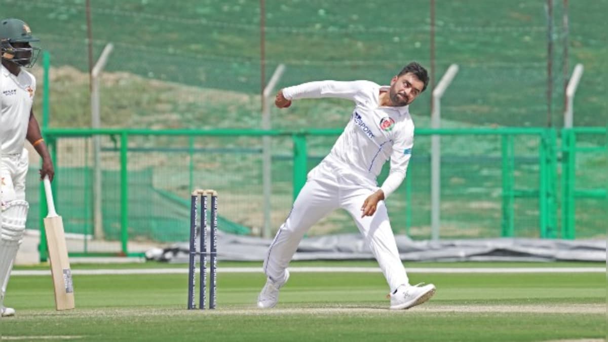 Afghanistan vs Zimbabwe: Rashid Khan, Amir Hamza combine for seven wickets to leave visitors in trouble at end of Day 3