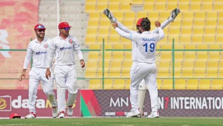 Afghanistan vs Zimbabwe: Rashid Khan shines with career-best Test figures as Afghans level two-match series