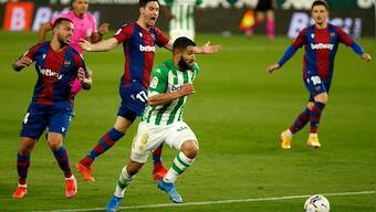 LaLiga: Nabil Fekir powers Real Betis to win over Levante to boost their Champions League hopes