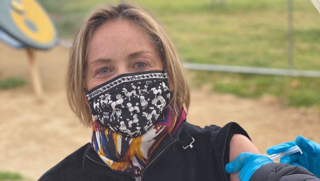 Sharon Stone says she has taken first dose of coronavirus vaccine; shares update on Instagram Sharon Stone says she has taken first dose of coronavirus vaccine; shares update on Instagram