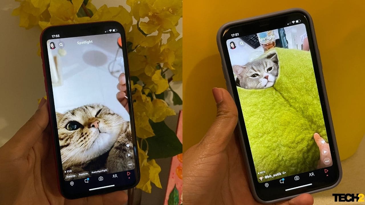 Snapchat Spotlight, a new TikTok and Instagram Reels-like feature,  announced in India – Firstpost