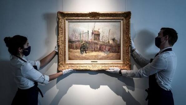 Rare Van Gogh painting titled Street Scene in Montmartre to be sold at highly-anticipated auction by Sotheby's