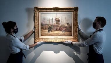Rare Van Gogh painting titled Street Scene in Montmartre to be sold at highly-anticipated auction by Sotheby's