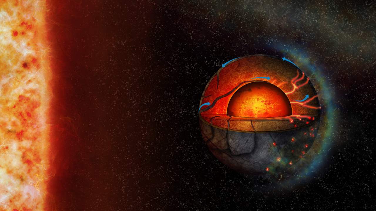 Night side of tidally-locked super-Earth LHS 3844b may be littered with volcanoes, study claims Night side of tidally-locked super-Earth LHS 3844b may be littered with volcanoes, study claims