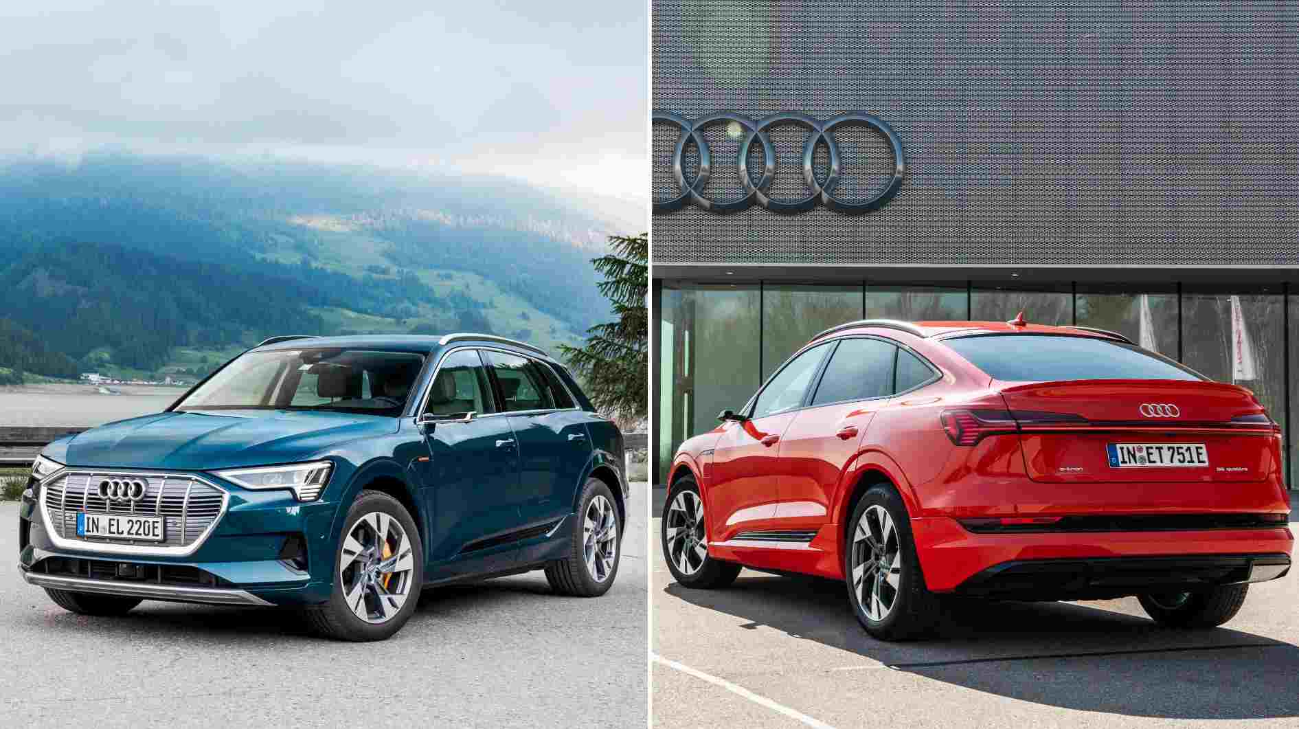 Both the standard as well as the coupe-SUV versions of the Audi e-tron will be launched in India. Image: Audi