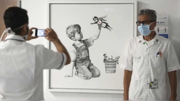Game Changer: Banksy painting raises $23 million for UK health charities