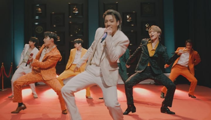 Watch: BTS steals spotlight with remote performance on Dynamite at Grammys 2021