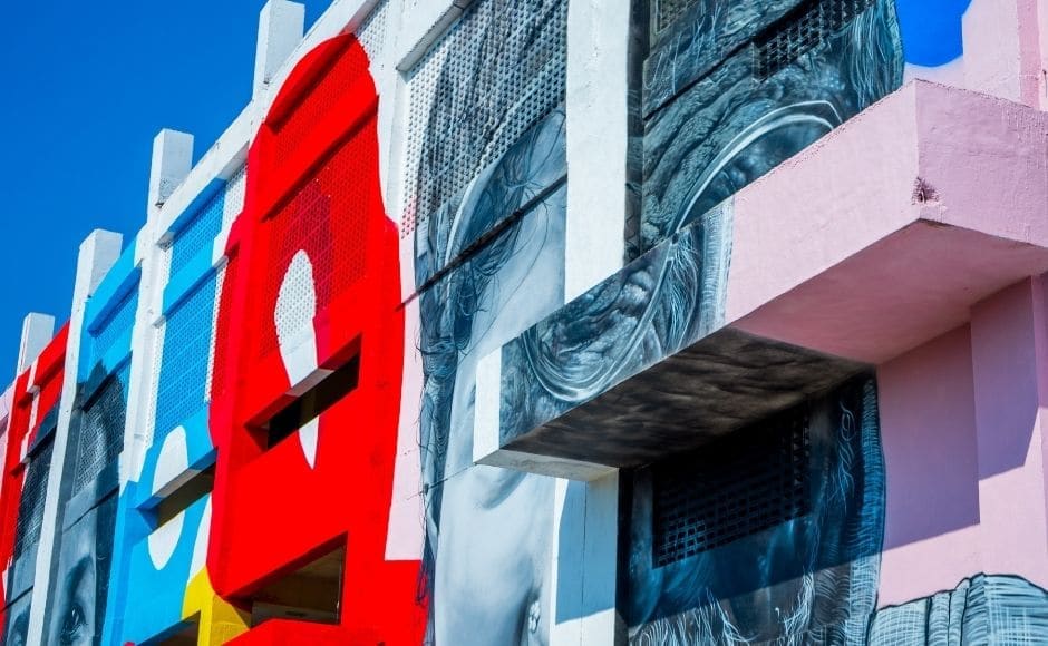 The panoramic mural, titled ‘We Are’, spreads the message of shared humanity, of how people suffering or having recovered from AIDS deserve equal rights and a place in society. The mural drives this message home by mixing portraits of AIDS patients with those who don't, showing how we are all human, and the same. | Photograph by Pranav Gohil. The panoramic mural, titled ‘We Are’, spreads the message of shared humanity, of how people suffering or having recovered from AIDS deserve equal rights and a place in society. The mural drives this message home by mixing portraits of AIDS patients with those who don't, showing how we are all human, and the same. | Photograph by Pranav Gohil.