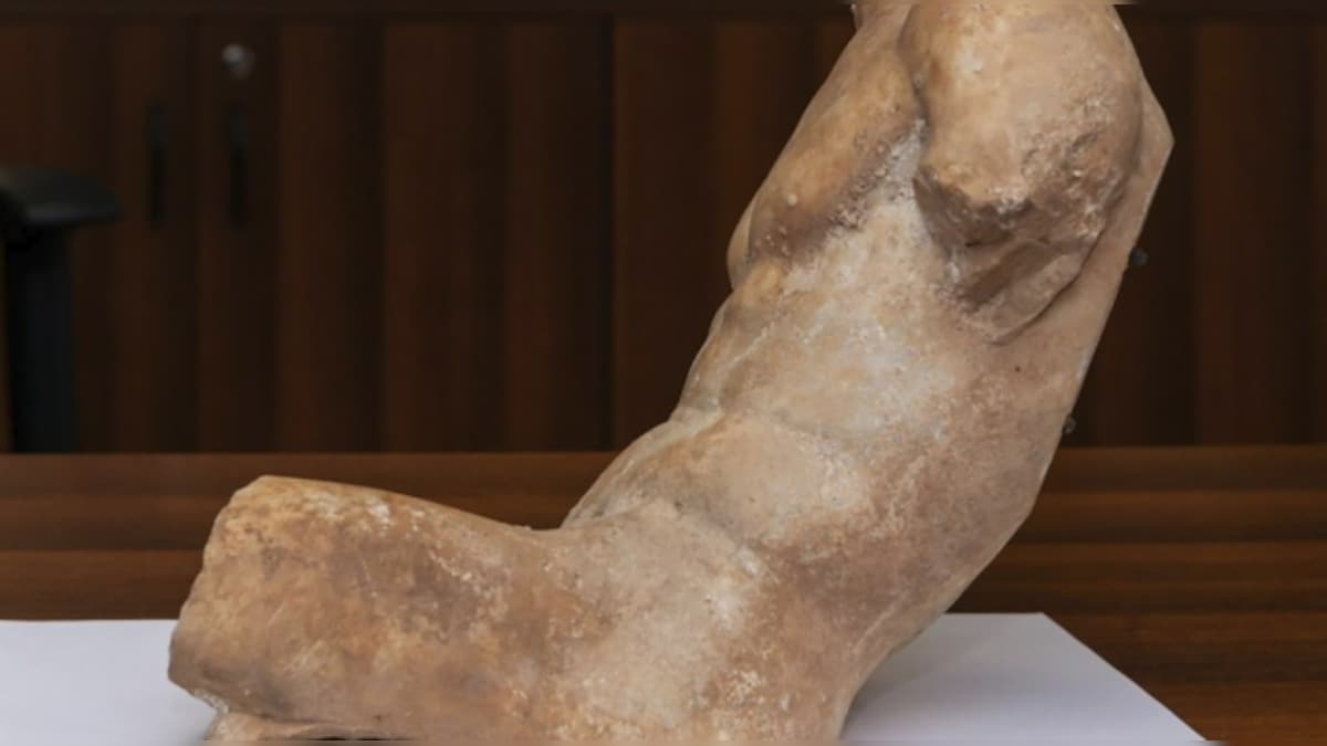 Greek police recover ancient marble statue of ‘exceptional artwork’, investigation under way