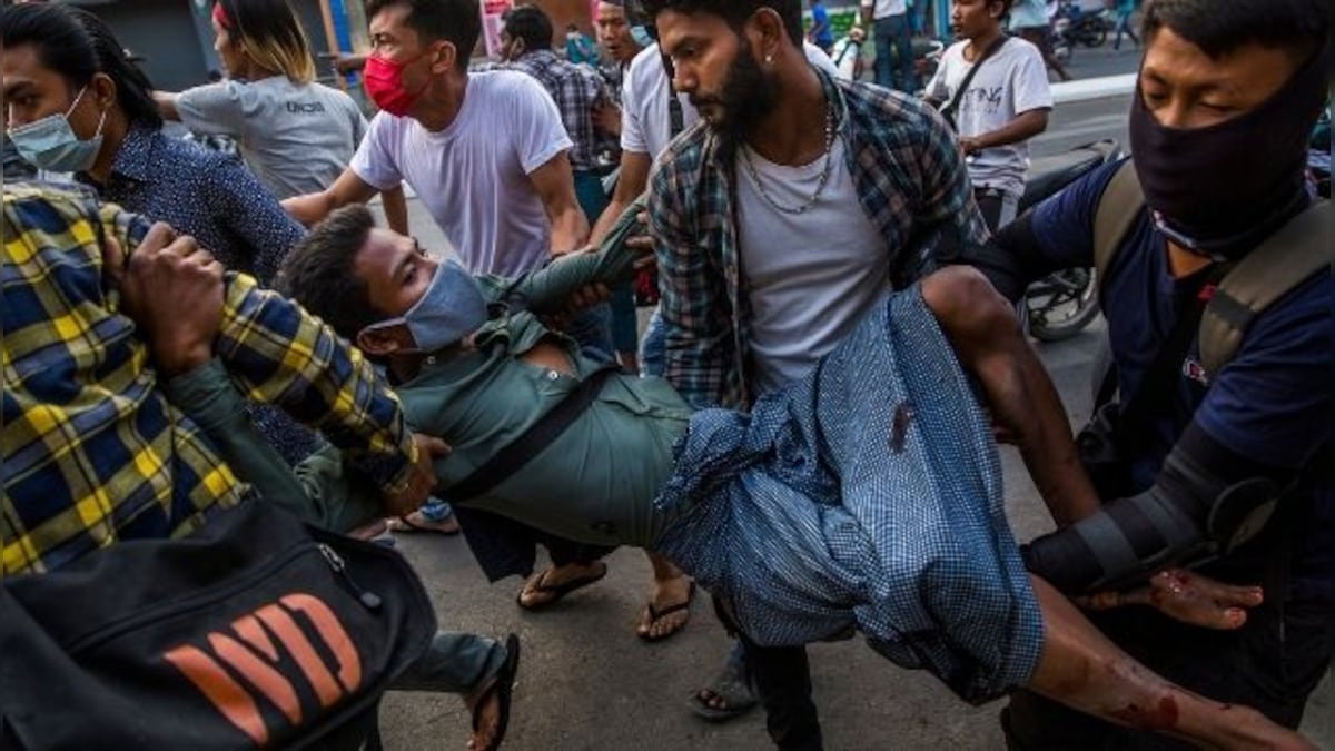 In pictures: Myanmar's civil disobedience movement turns violent after military open fires on protesters