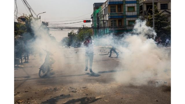 In Pictures: Myanmar's Civil Disobedience Movement Turns Violent After ...