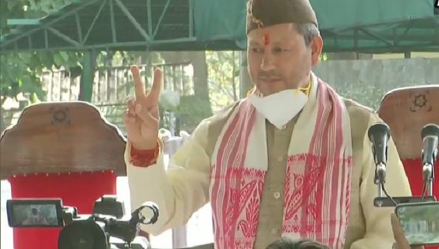Uttarakhand CM Swearing-in Updates: PM Modi congratulates CM Tirath Singh Rawat after oath-taking ceremony Uttarakhand CM Swearing-in Updates: PM Modi congratulates CM Tirath Singh Rawat after oath-taking ceremony