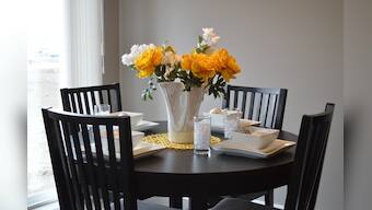 Dine-in style with these stylish tables and chair sets