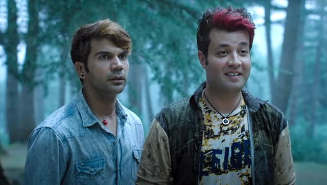 Rajkummar Rao, Varun Sharma in a still from Roohi 