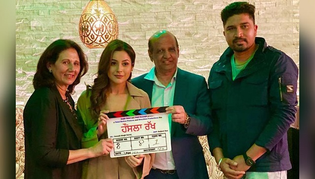 Shehnaaz Gill begins shooting for Diljit Dosanjh-starrer Honsla Rakh in Vancouver; see photo Shehnaaz Gill begins shooting for Diljit Dosanjh-starrer Honsla Rakh in Vancouver; see photo