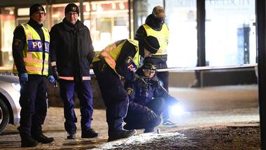 Man injures eight people with axe in Sweden’s Vetlanda before being shot, arrested