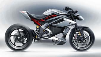 Triumph Project TE-1 electric superbike previewed, electric powertrain revealed