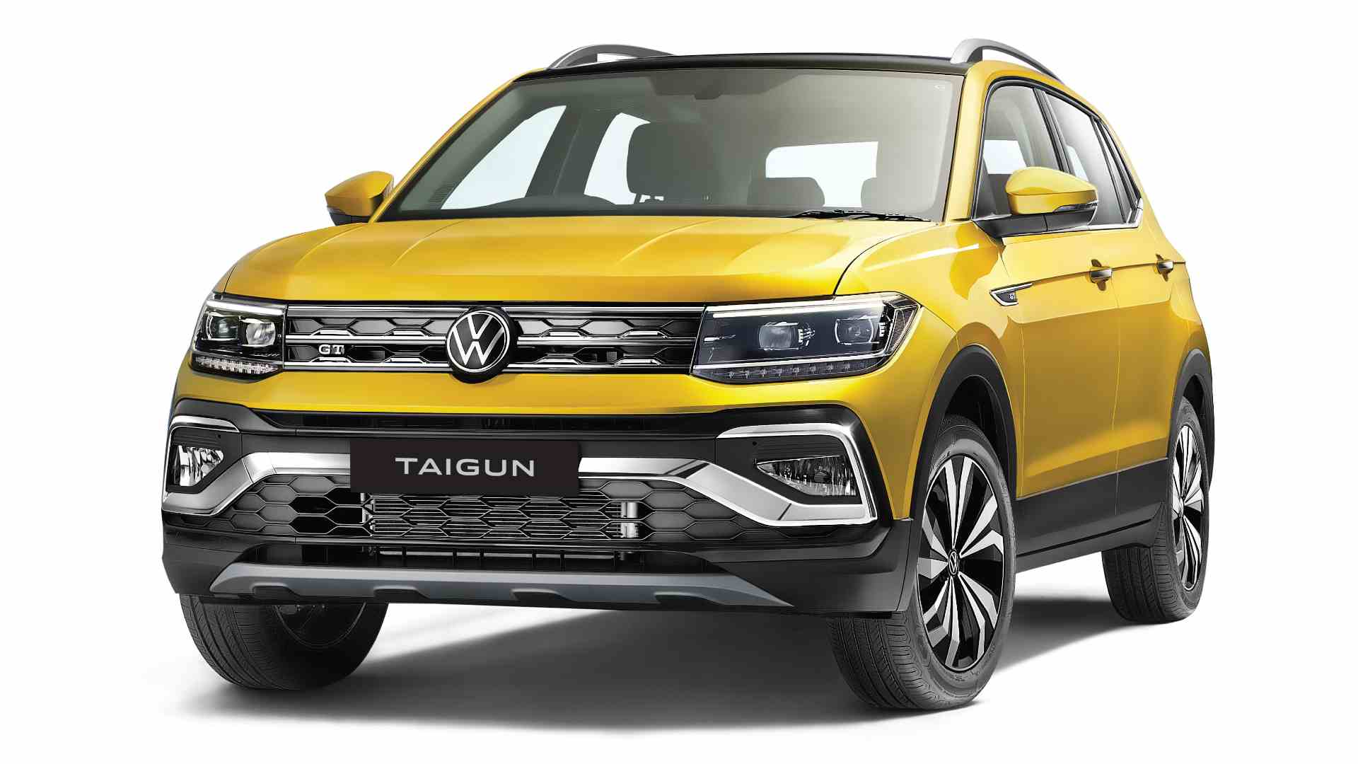 The production-spec Volkswagen Taigun remains largely identical to the concept shown in 2020. Image: Volkswagen