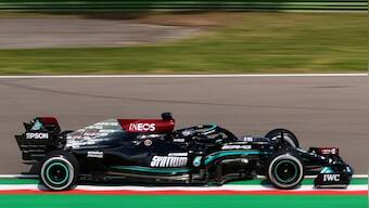 Formua 1 2021: Mercedes drivers Valterri Bottas and Lewis Hamilton dominate difficult first practice at Imola