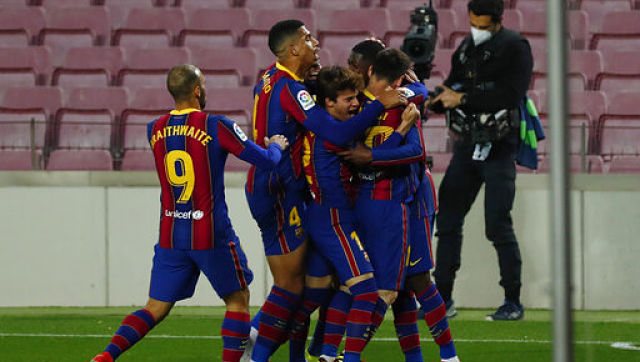 LaLiga: Barcelona edge closer to top spot after Ousmane Dembele's late winner against Real Valladolid LaLiga: Barcelona edge closer to top spot after Ousmane Dembele's late winner against Real Valladolid