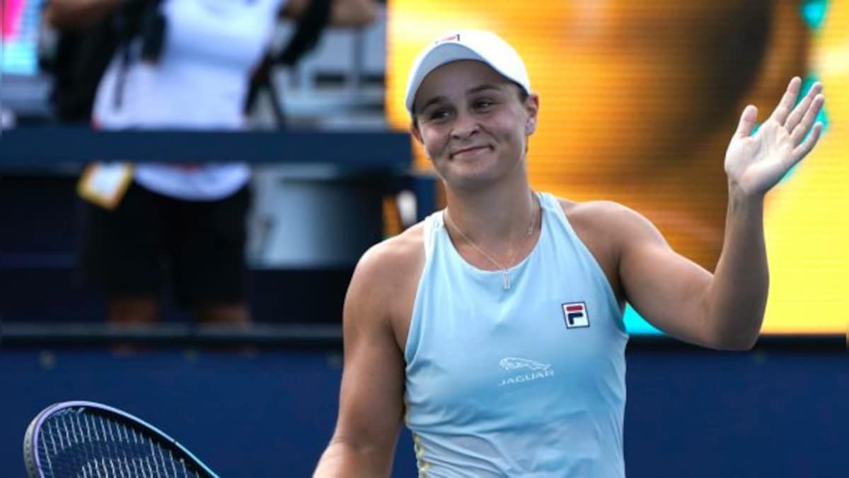 Miami Open: Defending champion Ash Barty returns to final, Hubert Hurkacz stuns Stefanos Tsitsipas