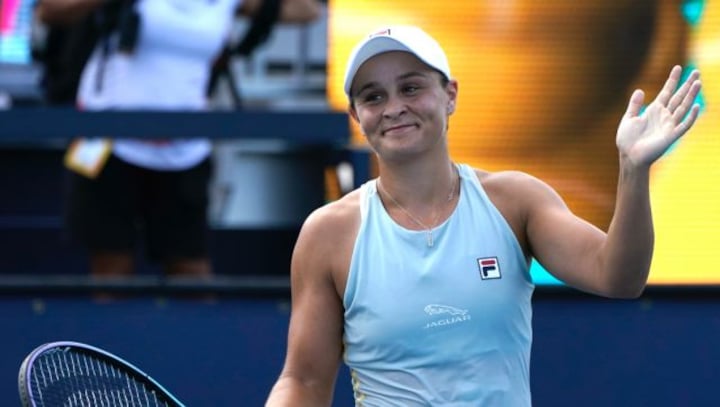 Miami Open: Defending champion Ash Barty returns to final, Hubert Hurkacz stuns Stefanos Tsitsipas