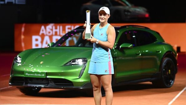 Ash Barty sees off Aryna Sabalenka to win Stuttgart title in perfect preparation for French Open