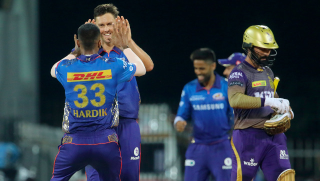 IPL 2021: Andre Russell's five-for in vain as MI maintain stranglehold over KKR with thrilling win IPL 2021: Andre Russell's five-for in vain as MI maintain stranglehold over KKR with thrilling win