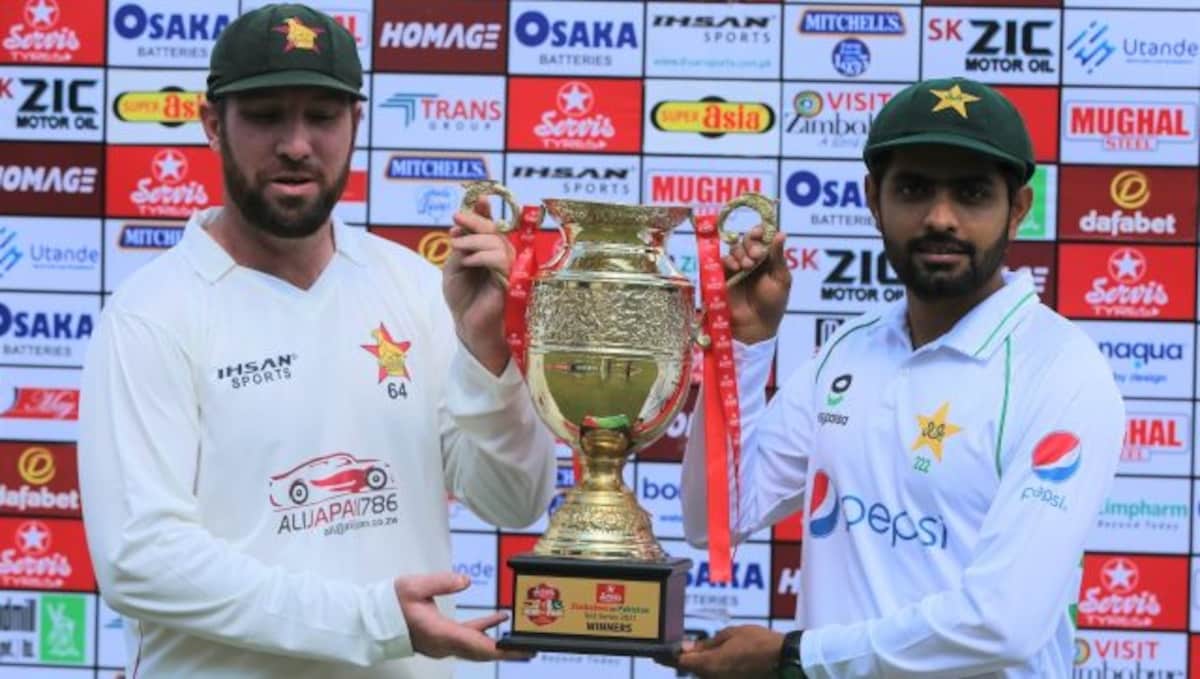 Highlights Zimbabwe Vs Pakistan 2nd Test Day 1 At Harare Full Cricket Score Visitors Reach 268 4 At Close Of Play Firstcricket News Firstpost
