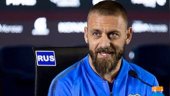 Italy assistant coach Daniele De Rossi hospitalised after testing positive for coronavirus