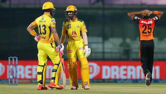 IPL 2021 photos: Faf du Plessis, Ruturaj Gaikwad revel in CSK's comfortable seven-wicket win over SRH IPL 2021 photos: Faf du Plessis, Ruturaj Gaikwad revel in CSK's comfortable seven-wicket win over SRH