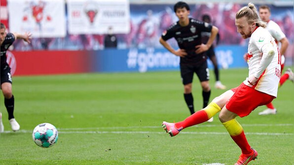 Bundesliga: RB Leipzig keep Bayern Munich waiting for German title with win over Stuttgart