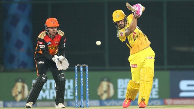 Faf du Plessis, who hit the only six of CSK innings, also relied on intelligent strokeplay against SRH. Image: Sportzpics