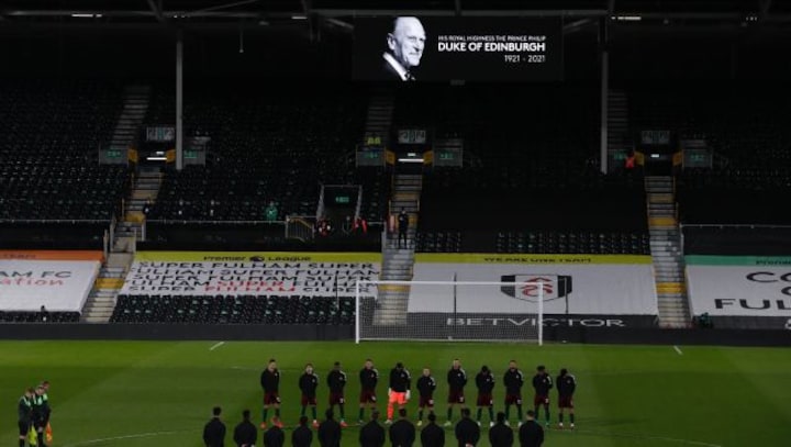 Black armbands, 2-minute silence across British sport to mark Prince Philip's death