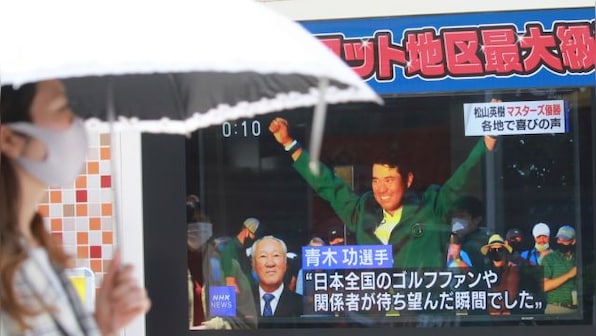 The Masters 2021: Tears, cheers and shares rise as Hideki Matsuyama's victory thrills Japan