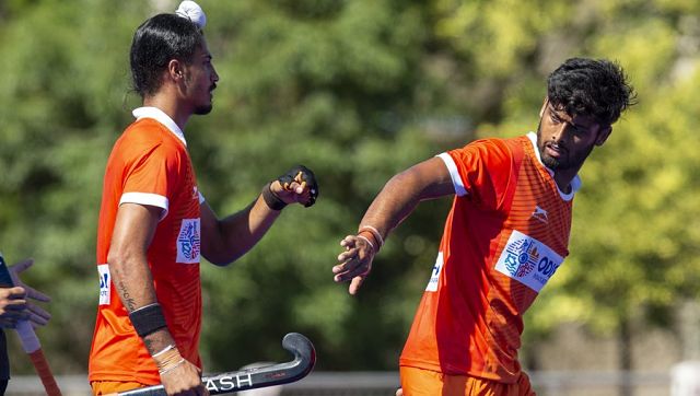 Indian men's hockey team plays out 4-4 draw against Argentina in second practice match Indian men's hockey team plays out 4-4 draw against Argentina in second practice match
