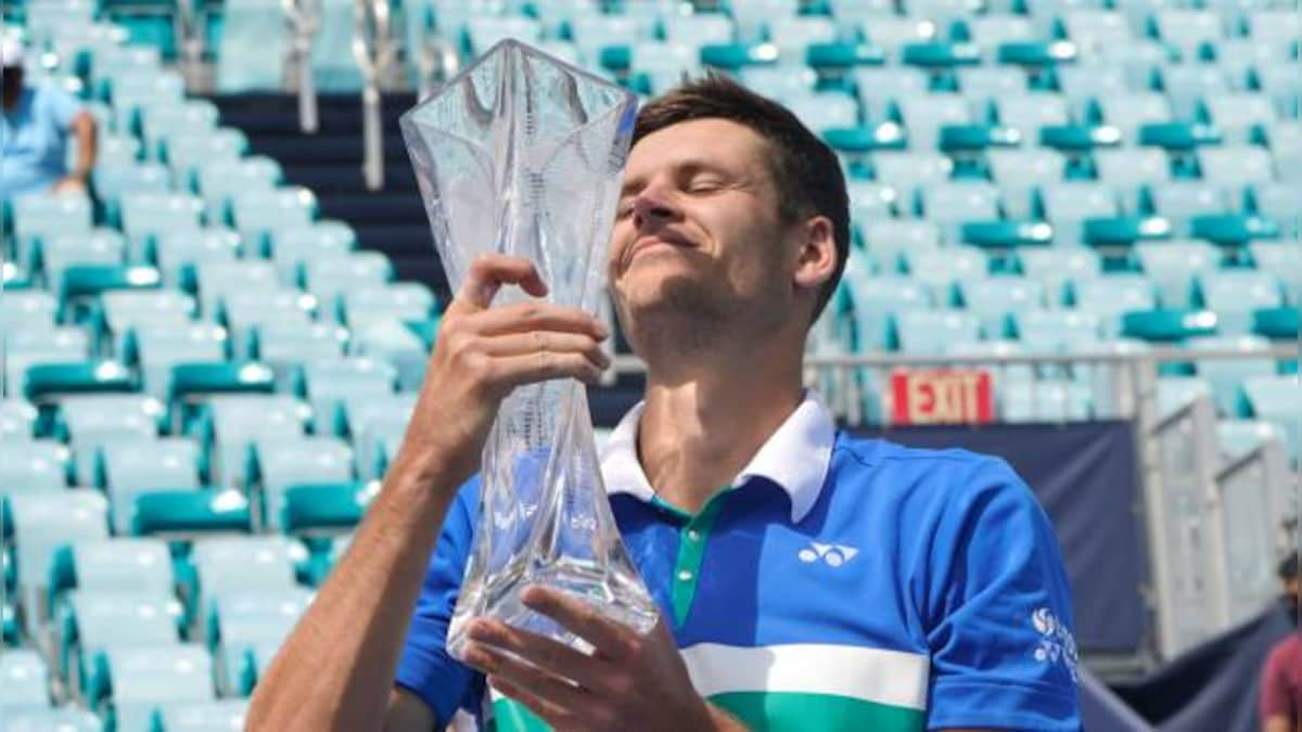 Miami Open: Poland's Hubert Hurkacz wins his biggest title by beating Jannik Sinner in final