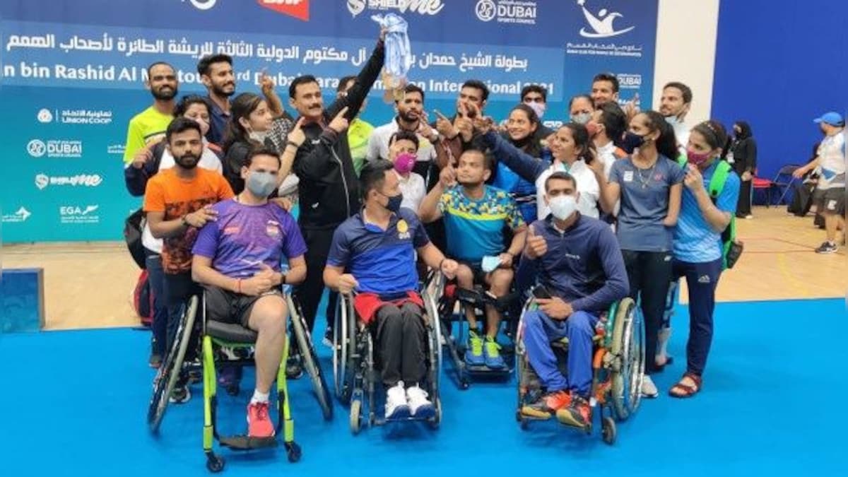 Pramod Bhagat wins men’s singles and doubles gold in Dubai Para Badminton as India finish on top of medal table