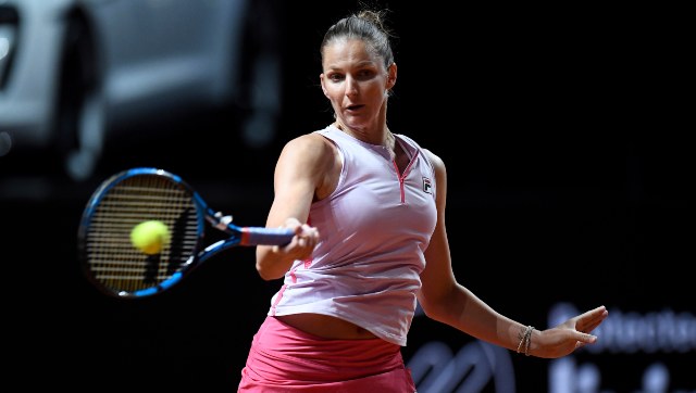 Eastbourne defending champion Karolina Pliskova beaten by Camila Giorgi, Jelena Ostapenko, Elina Svitolina win Eastbourne defending champion Karolina Pliskova beaten by Camila Giorgi, Jelena Ostapenko, Elina Svitolina win