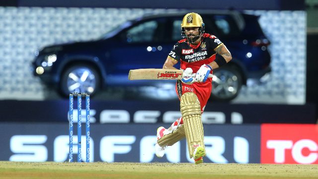 IPL 2021: RCB skipper Virat Kohli reprimanded for showing frustration after his dismissal against SRH IPL 2021: RCB skipper Virat Kohli reprimanded for showing frustration after his dismissal against SRH